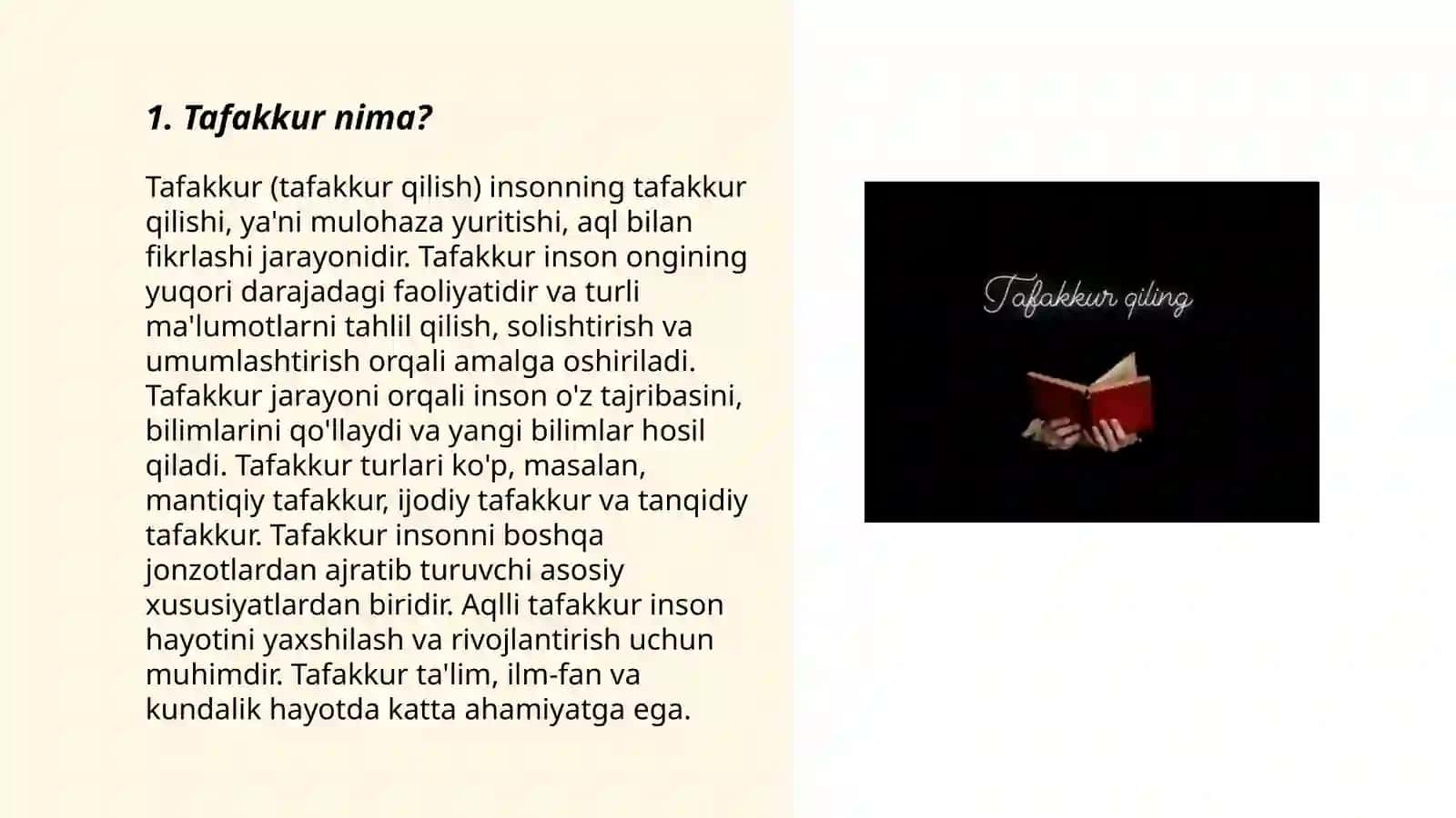 Tafakkur 3