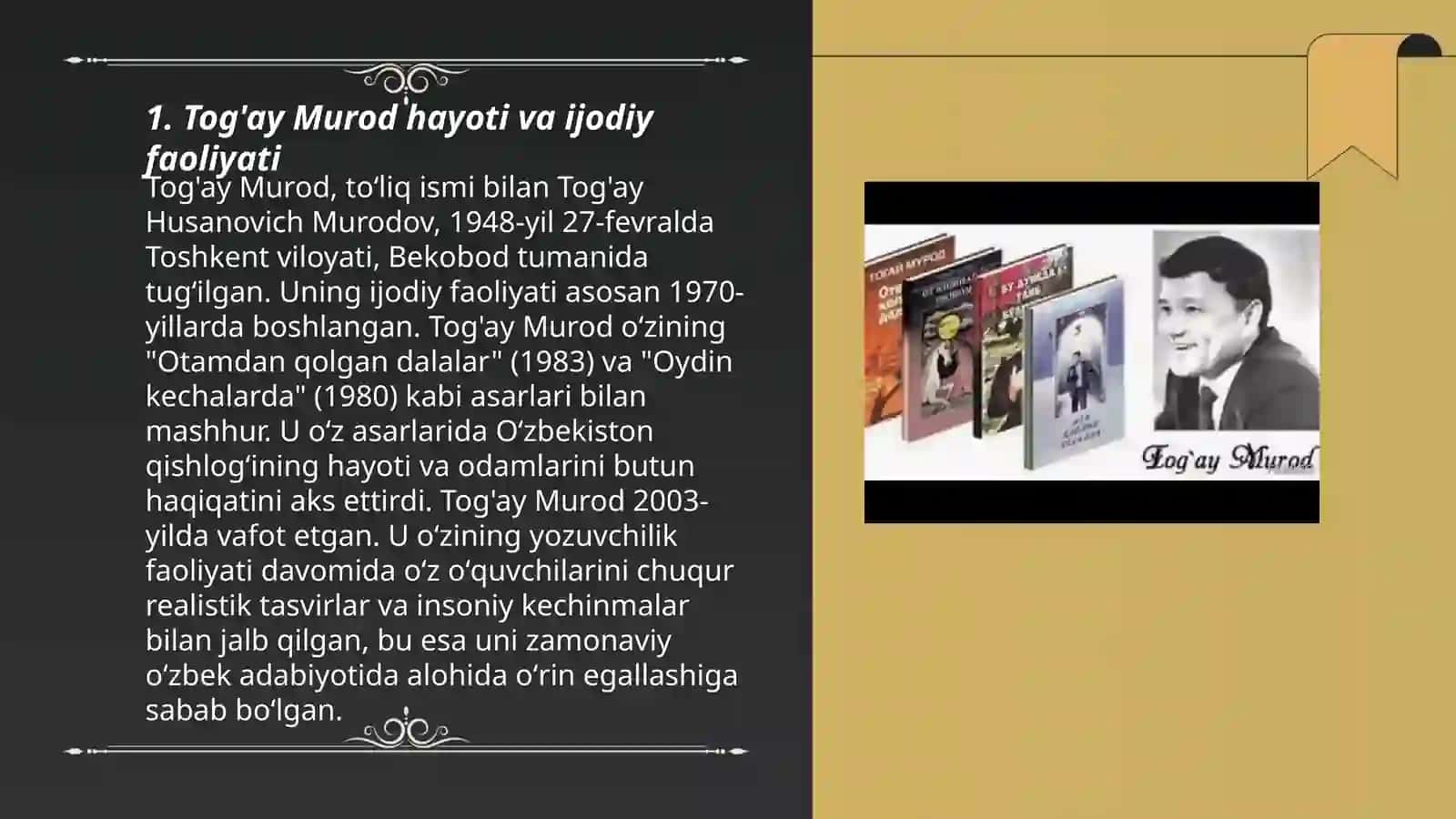 Otamdan qolgan dalalar 3