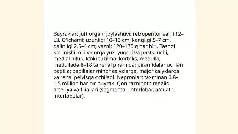 Siydik ayirish sistemasi 3
