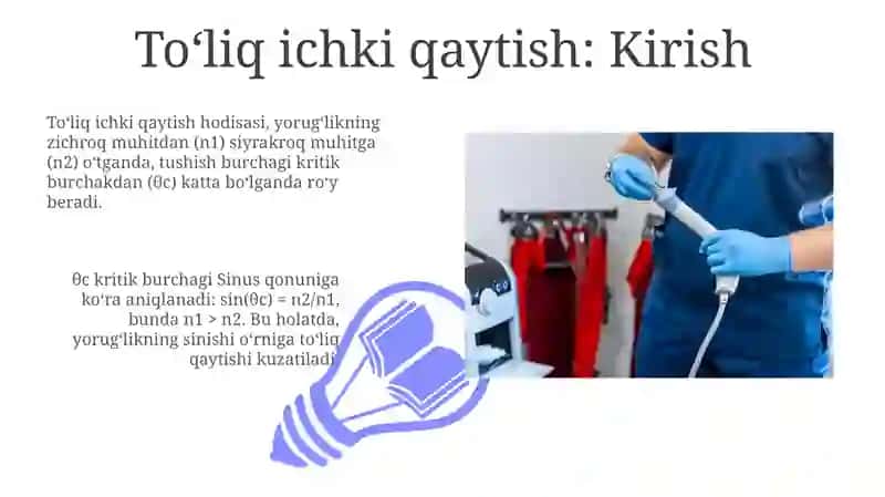 To'la ichki qaytish. Endoskoplar 3