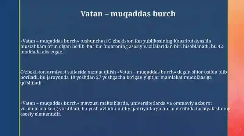 Vatan – muqaddas burch 3