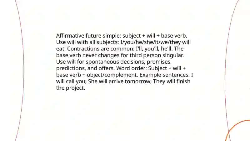 Future simple 3