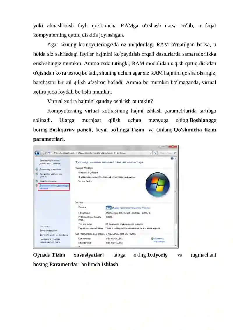 Xotira turlari va xususiyatlari 3