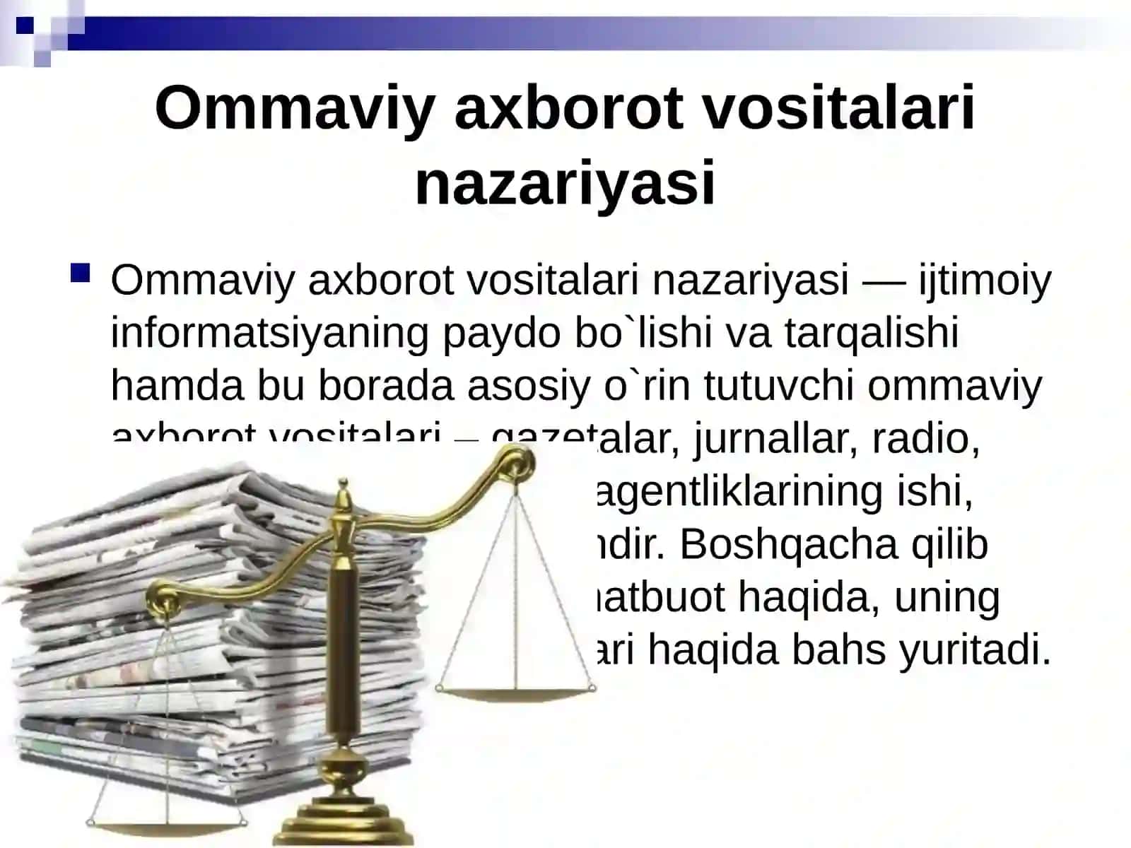 Ommaviy axborot vositalari 3
