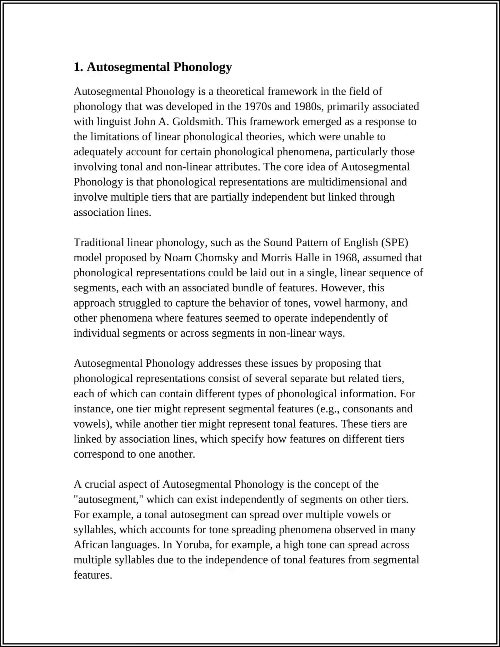 REFERAT Mavzu: PHONOLOGICAL THEORIES 3