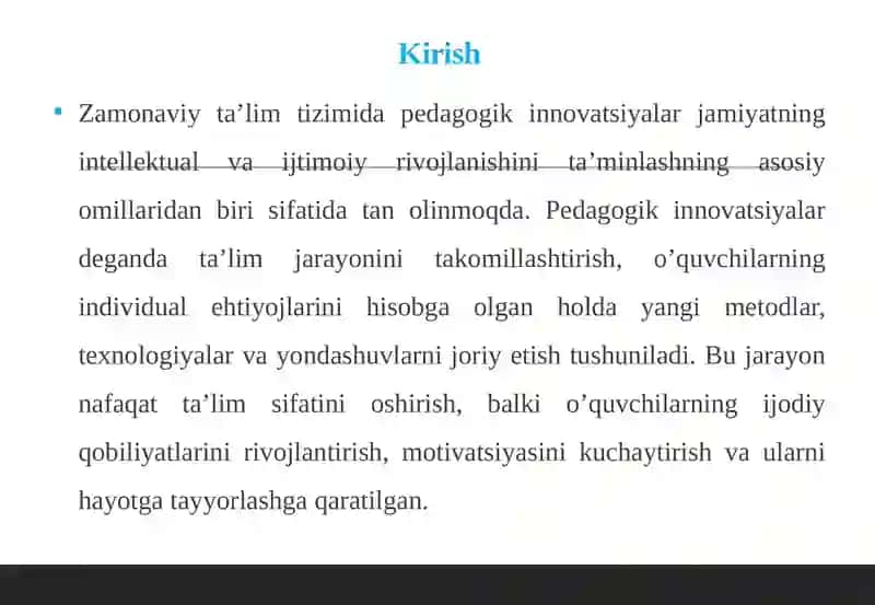 Pedagogik Innovatsiyalar va Inklyuziv Ta'lim 3