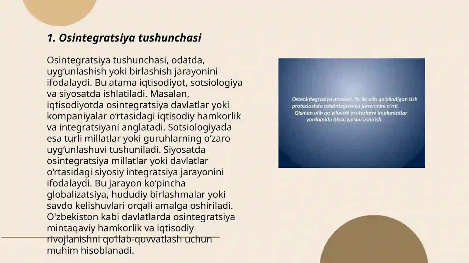 Osintegratsiya asoslari 3
