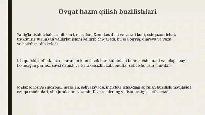Hazm fiziologiyasi 3
