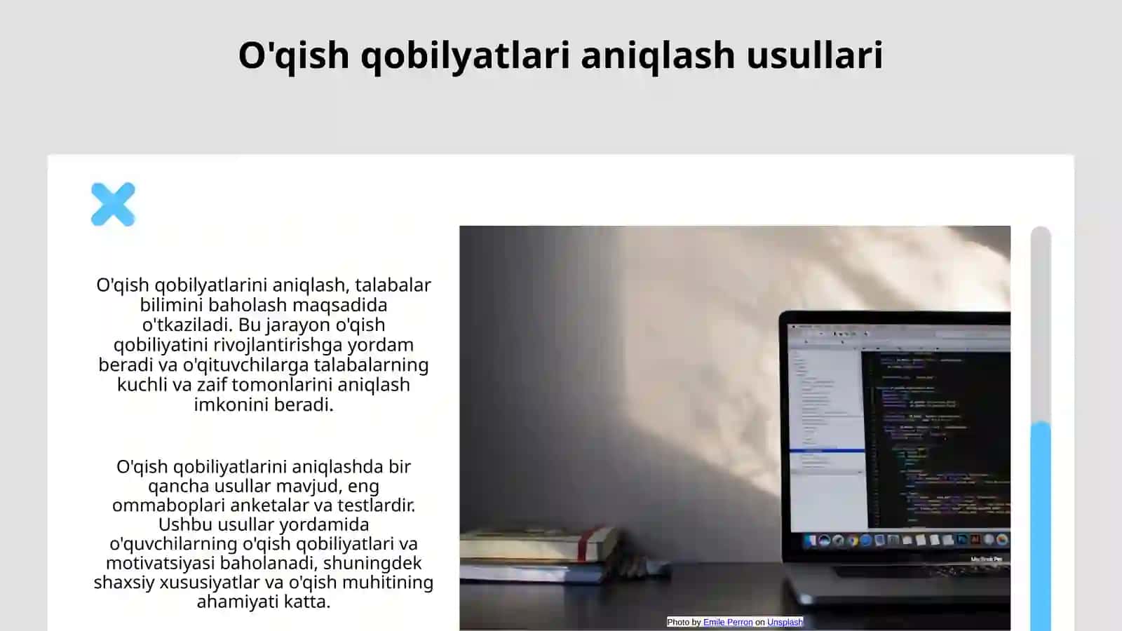 O’qish qobilyatlari 3
