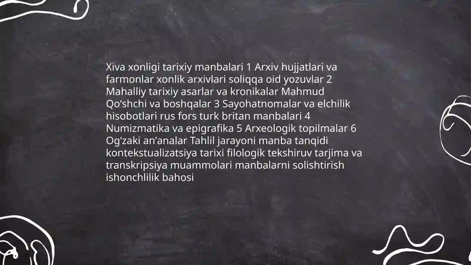 Xiva xonligi tarix shunosligi 3