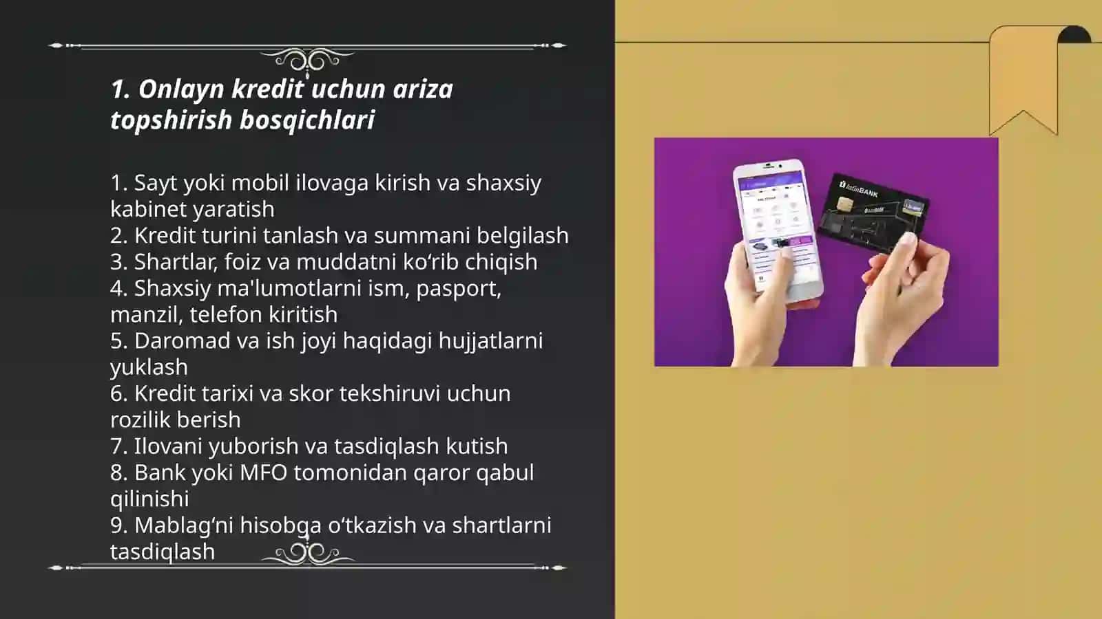 Online kredit olish jarayoni 3