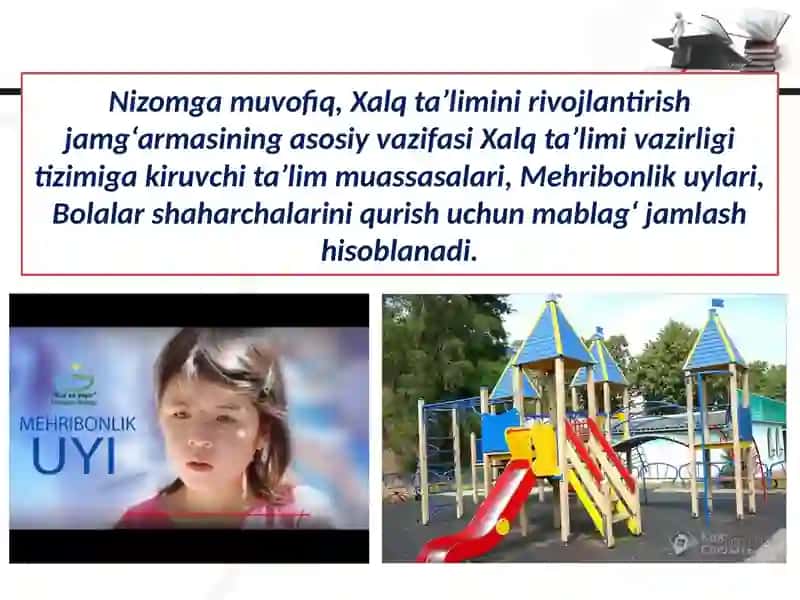 Xalqta’limini rivojlantirish jamg’armasi 3