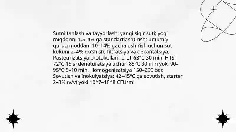 Sut Kislotali Fermentatsiya 3