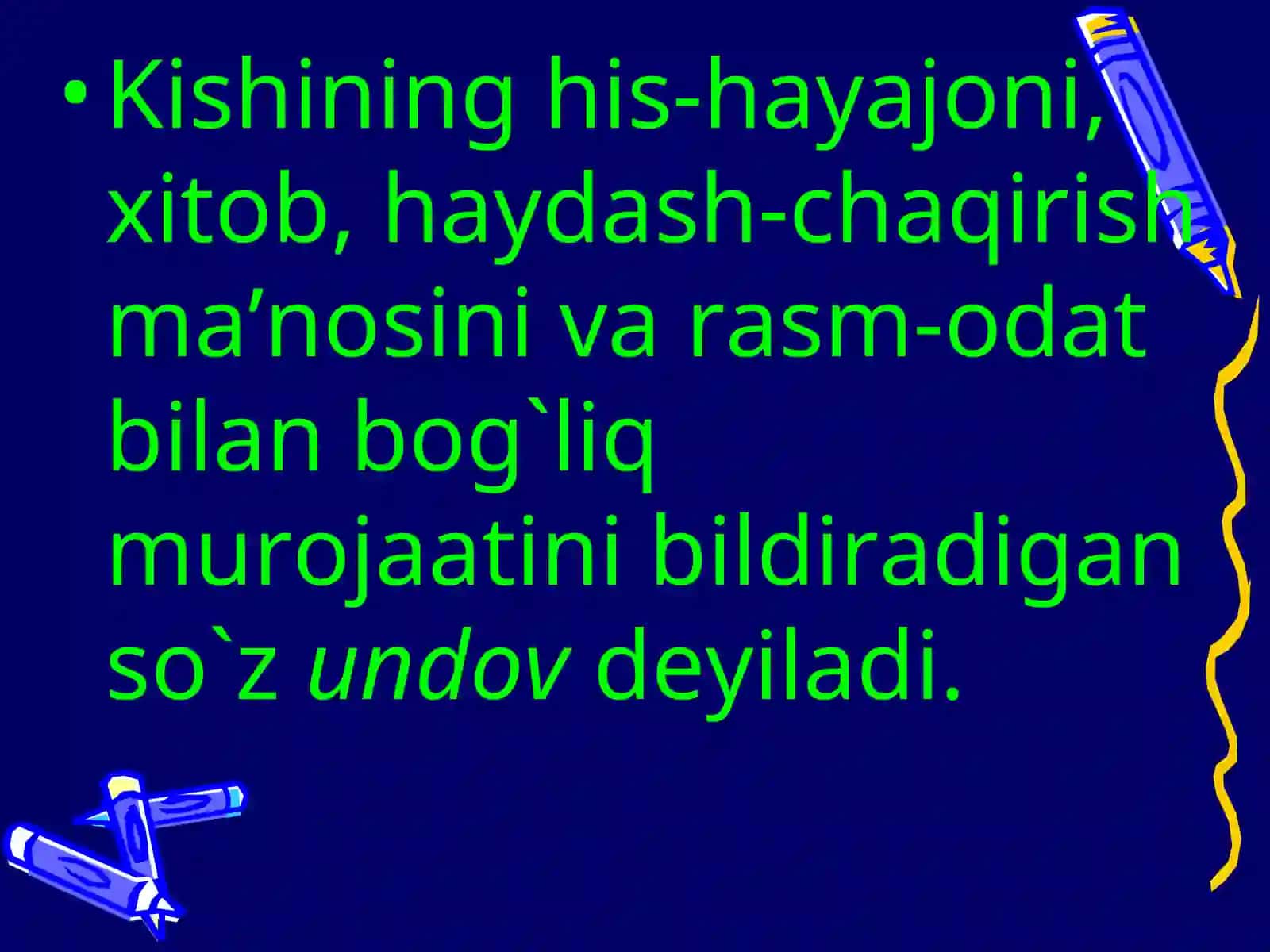 Undov so’zlar 3