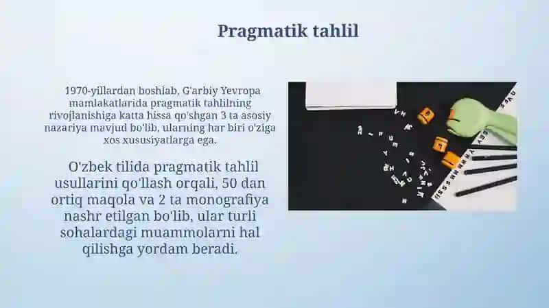 Lingvistik tahlil metodlari 3