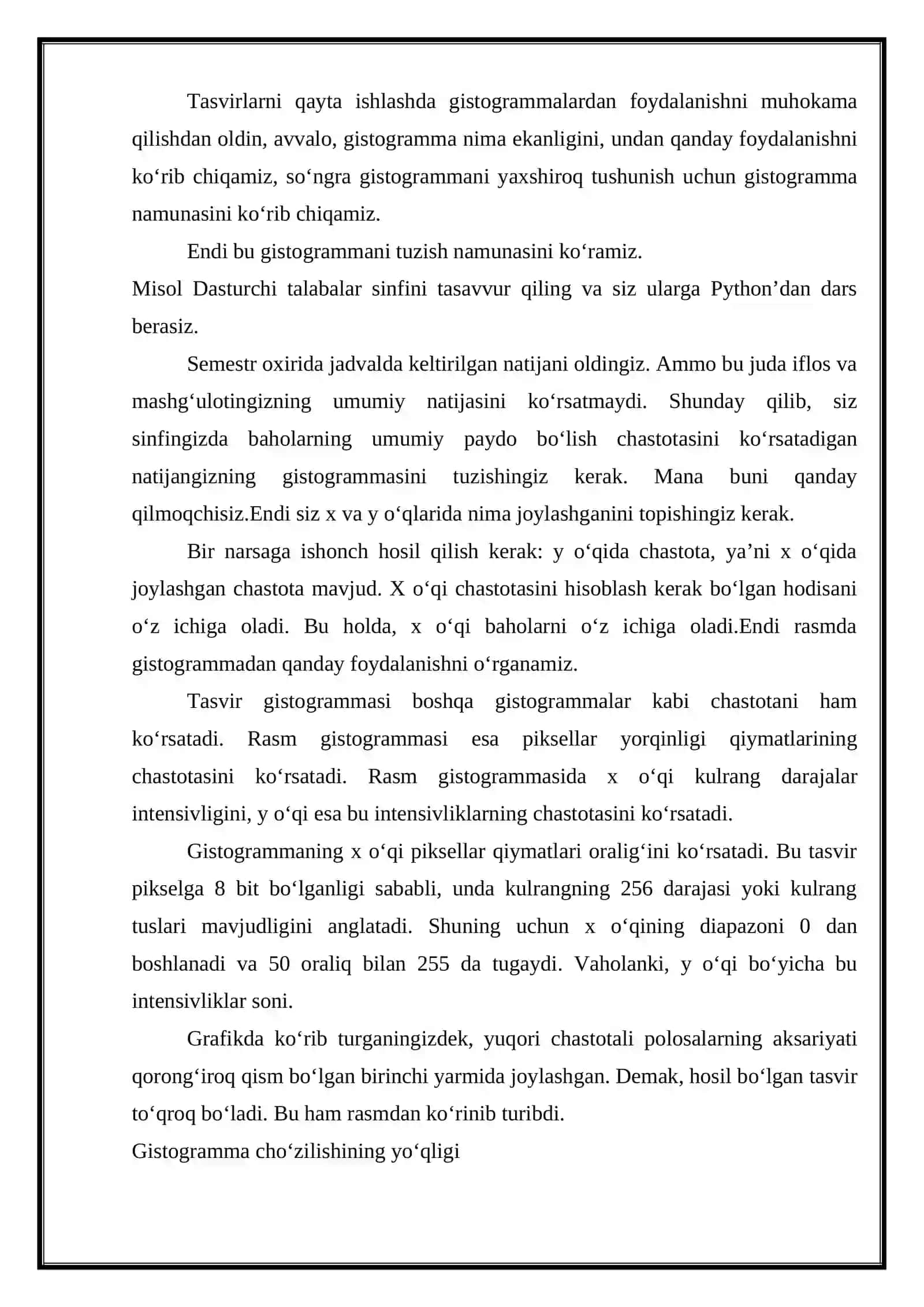 Histogramni tekislash (equalization) 3