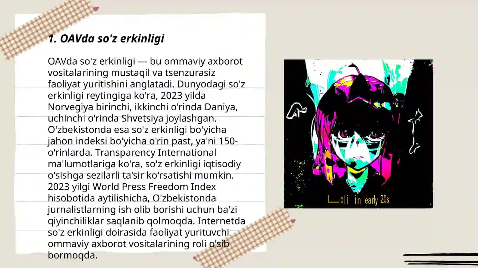 OAVda so'z erkinligi 3