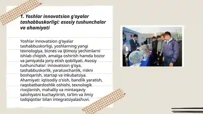Yoshlar innovatsion g'oyalar tashabbuskori 3