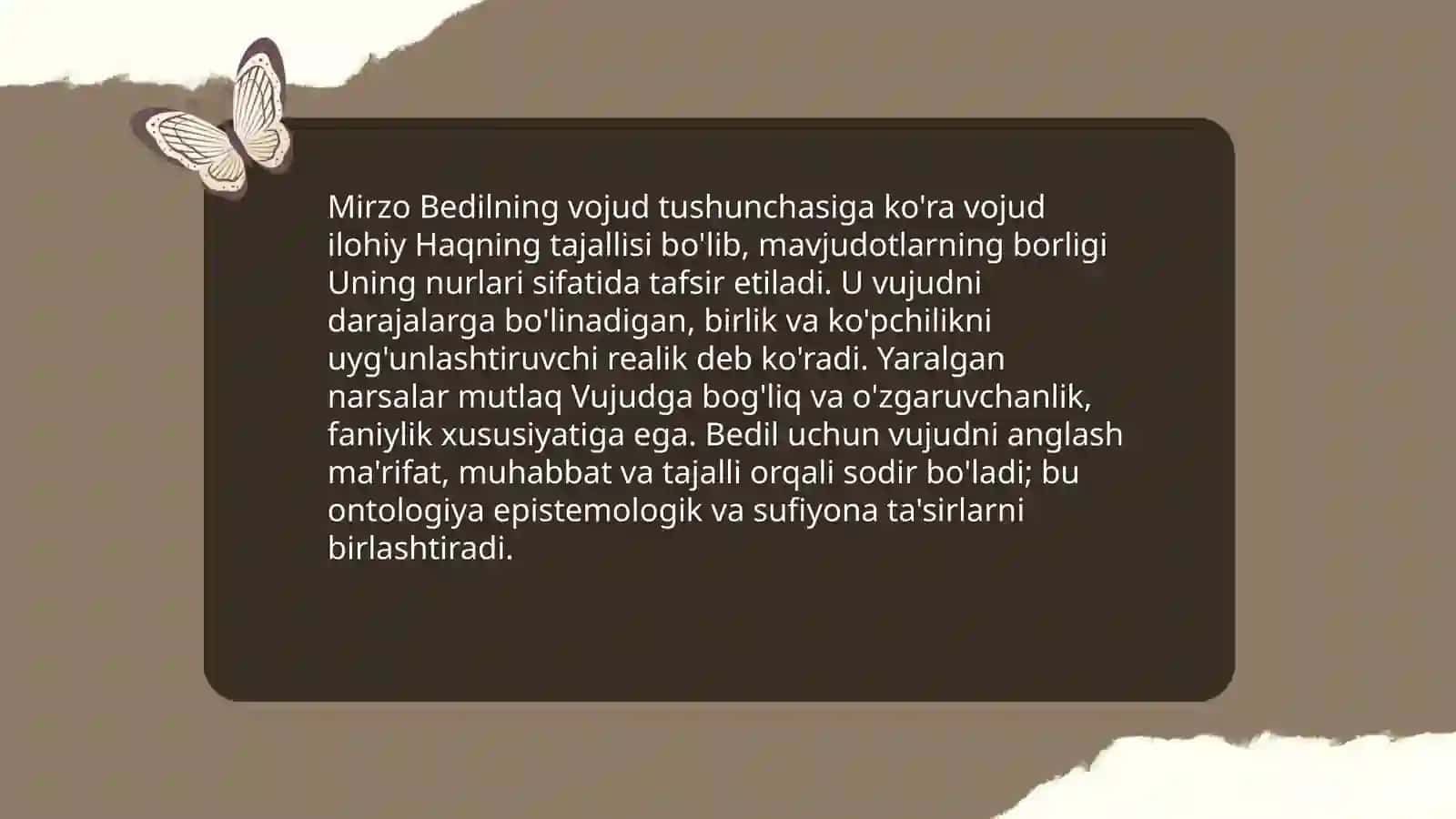 Mirzo Bedil falsafiy qarashlari 3