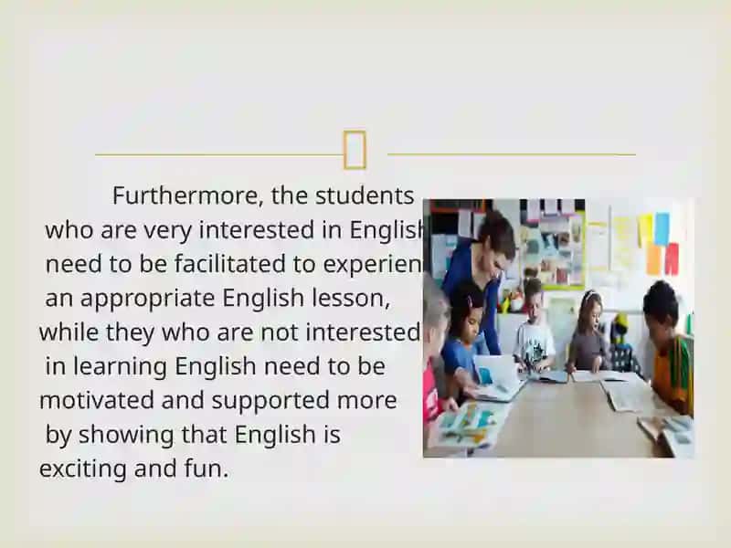 Importance of teaching English language in primary schools 3