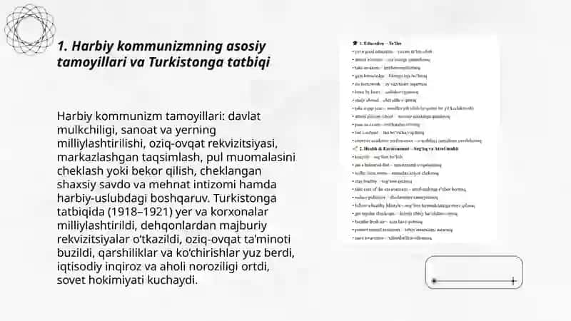 Harbiy kommunizm siyosati va uning Turkistonga taʼsiri 3