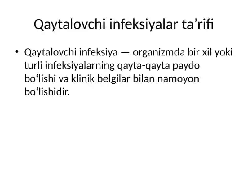 Qaytalovchi infeksiya va immunodefitsit holatlar 3