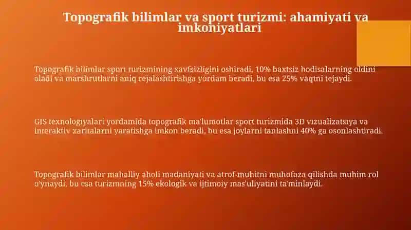 Topografik bilimlar va sport turizmi 3
