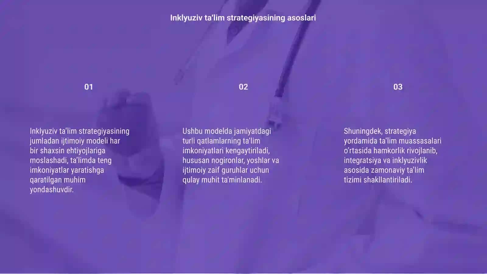 Inklyuziv taʼlim strategiyasining ijtimoiy modeli 3