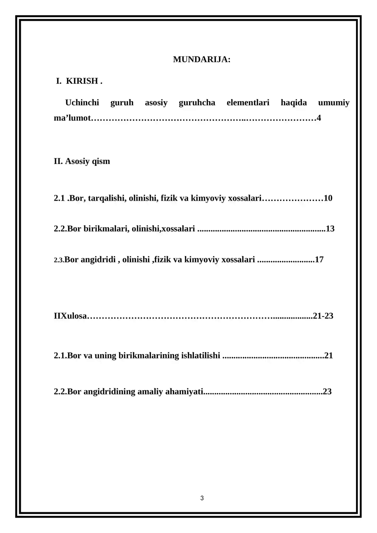 Bor angidridning olinishi va xossalari 3