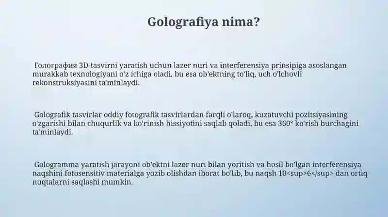 Golografiya 3