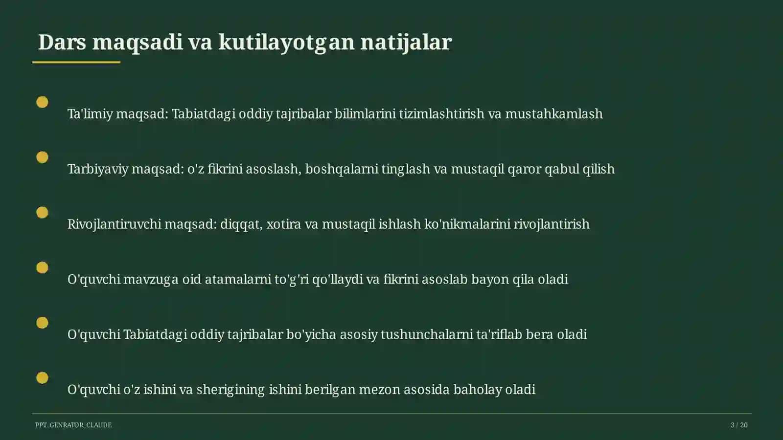 Tabiatdagi oddiy tajribalar (4-sinf) 3