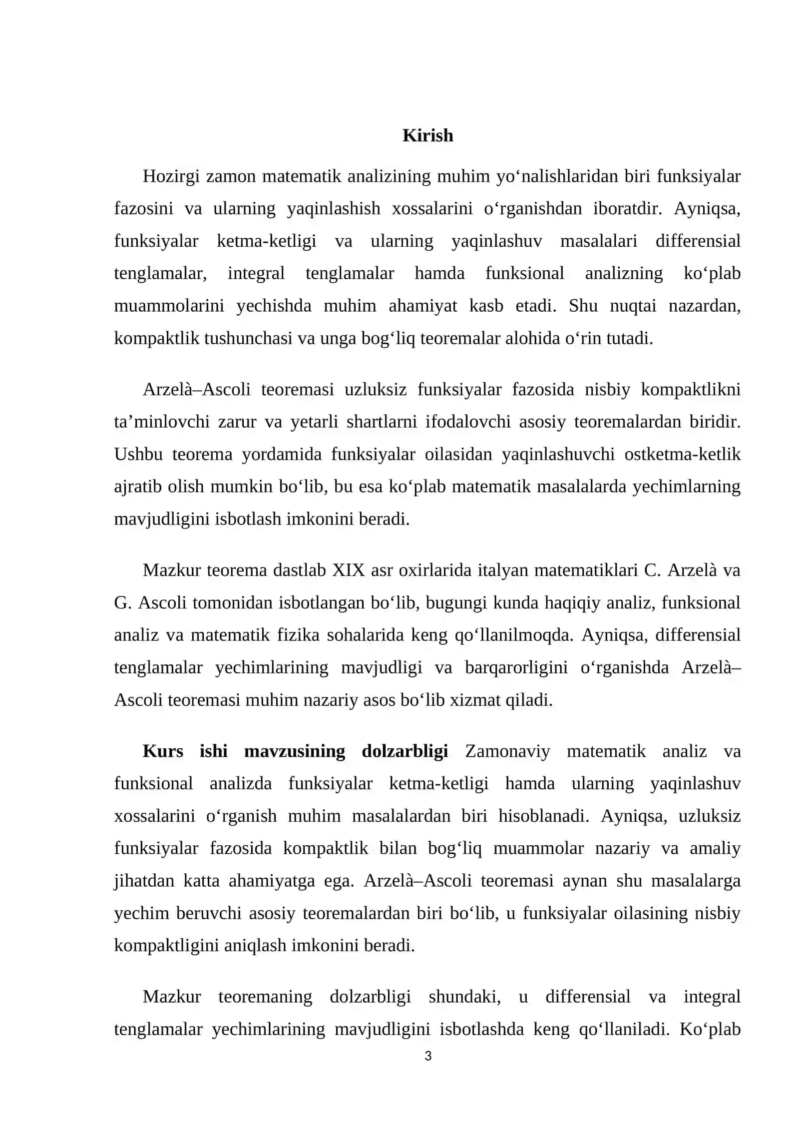 Aksoli arzela teoremasi 3