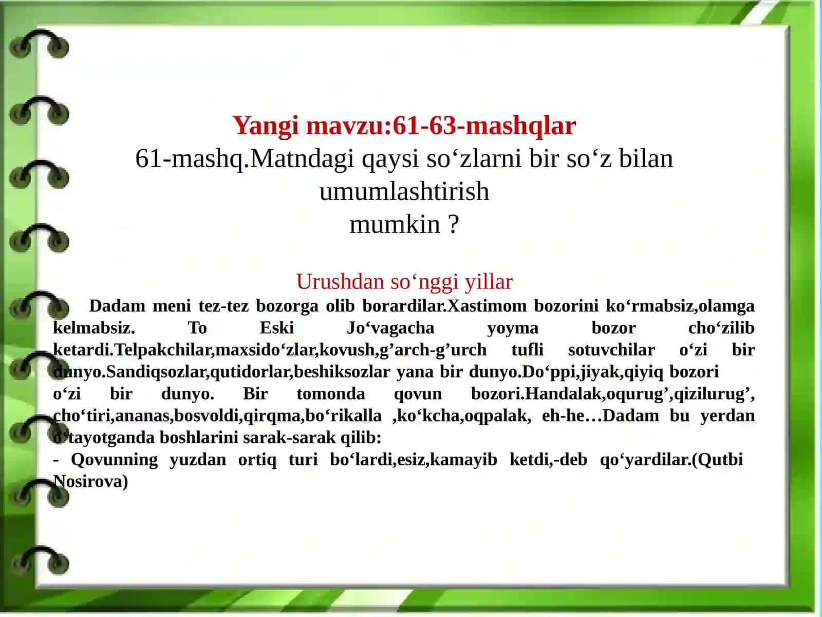 Urushdan so‘nggi yillar 3