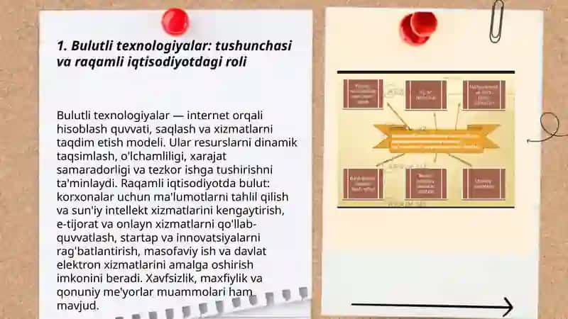 Raqamli iqtisodiyot fanidan Вulutli tеxnаlogiyаlаr 3