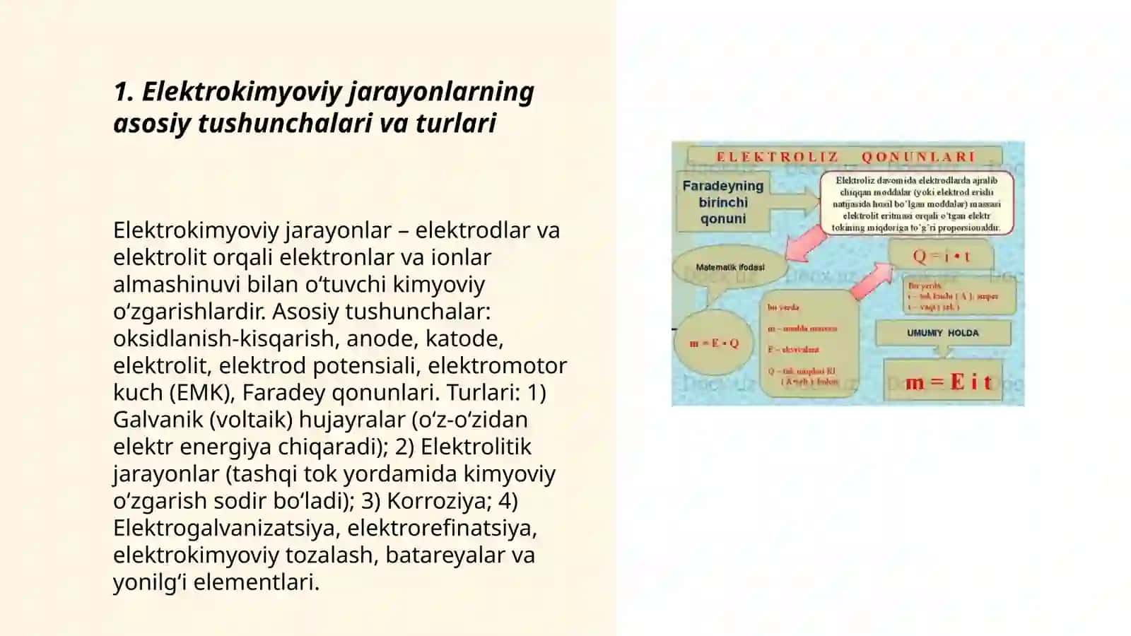 Elektrokimyoviy jarayonlar 3