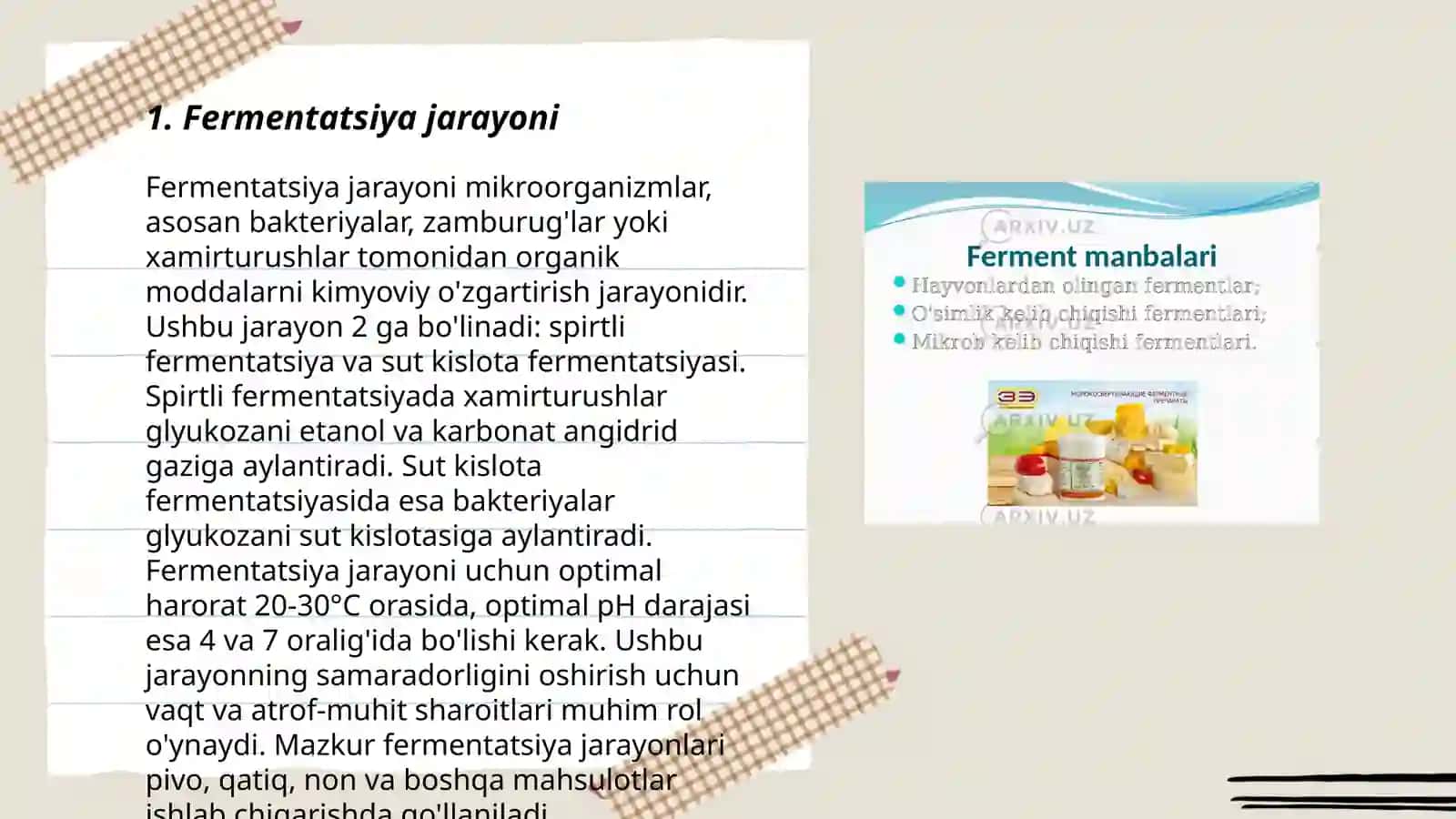Fermentlar ajratishda ishtirok etuvchi mikroorganizmlar 3