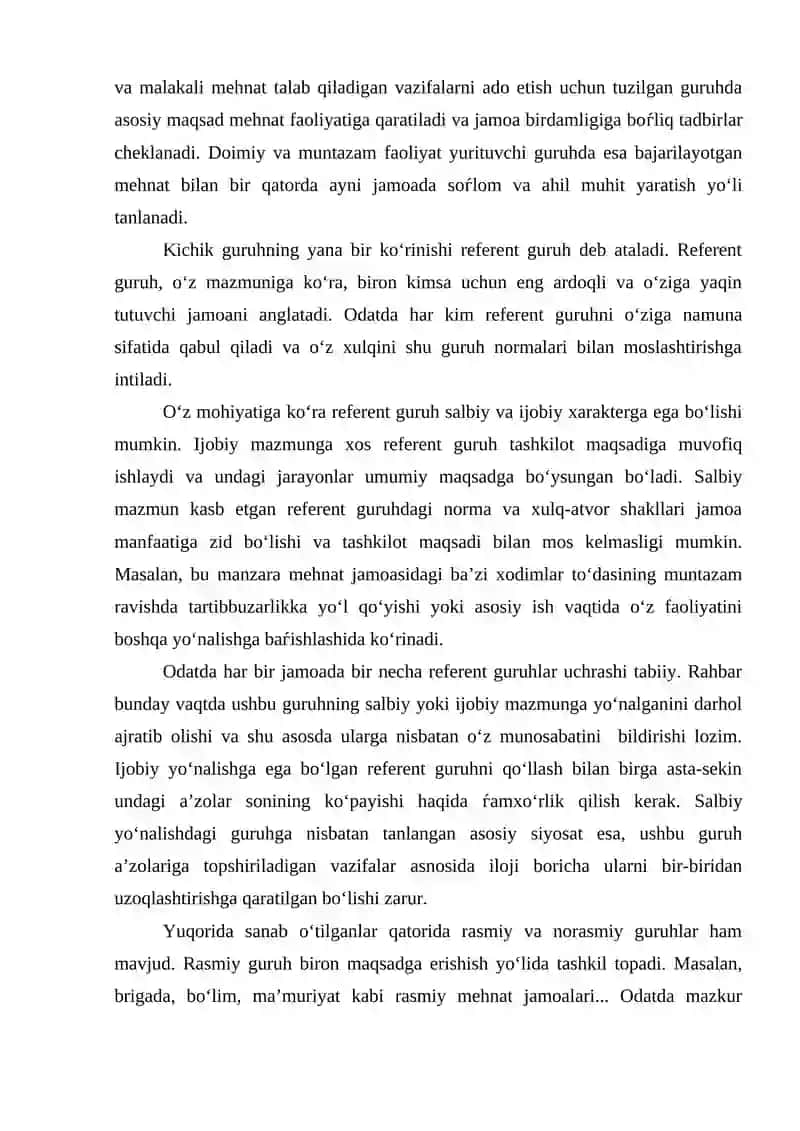 Guruhlararo munosabatlar psixologiyasi 3