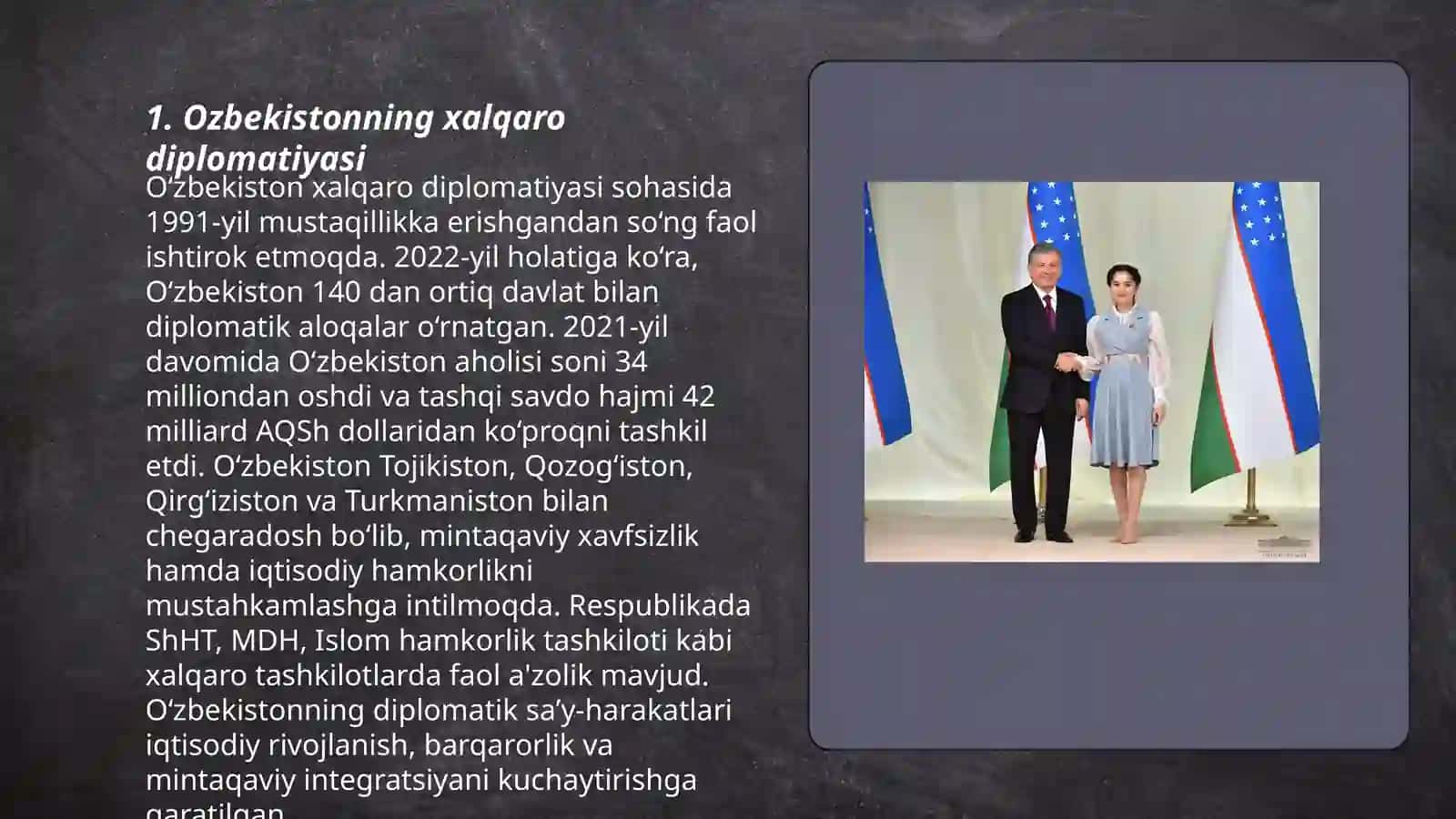 O‘zbekistonning xalqaro diplomatiyasi 3