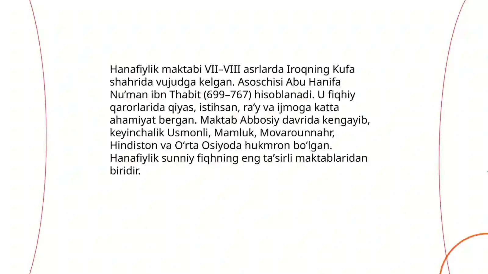 Sunniylikdagi fiqhiy maktablar 3