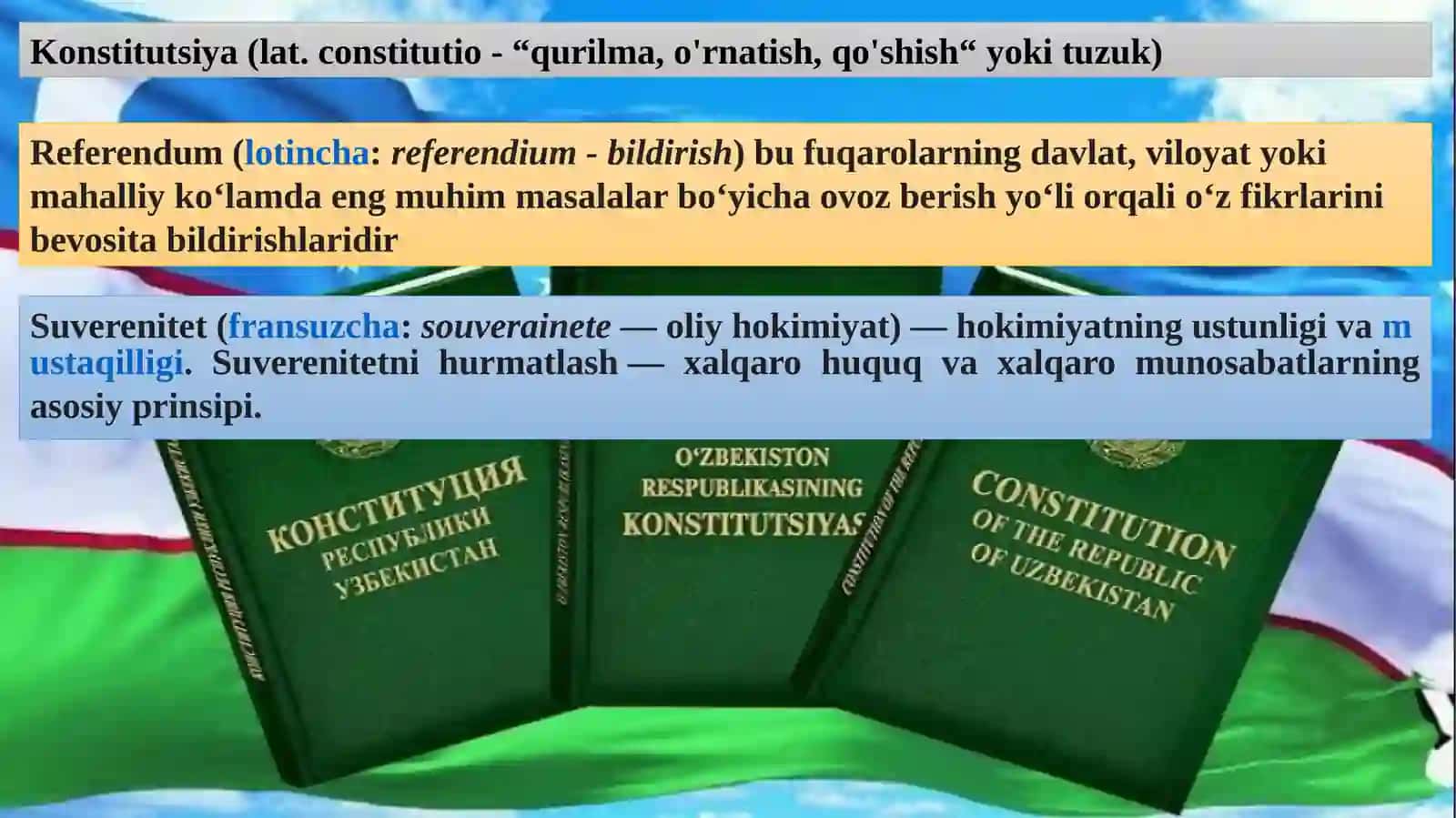O‘zbekiston Respublikasi Konstitutsiyasi 3
