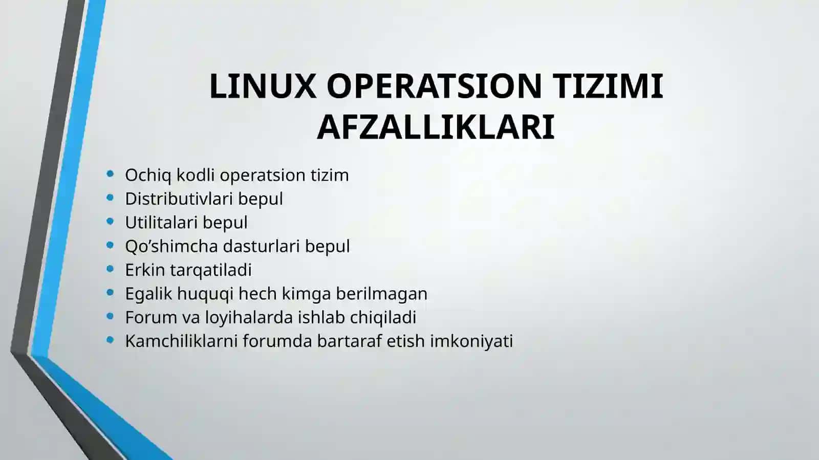 Linux Operatsion Tizimi Afzalliklari 3
