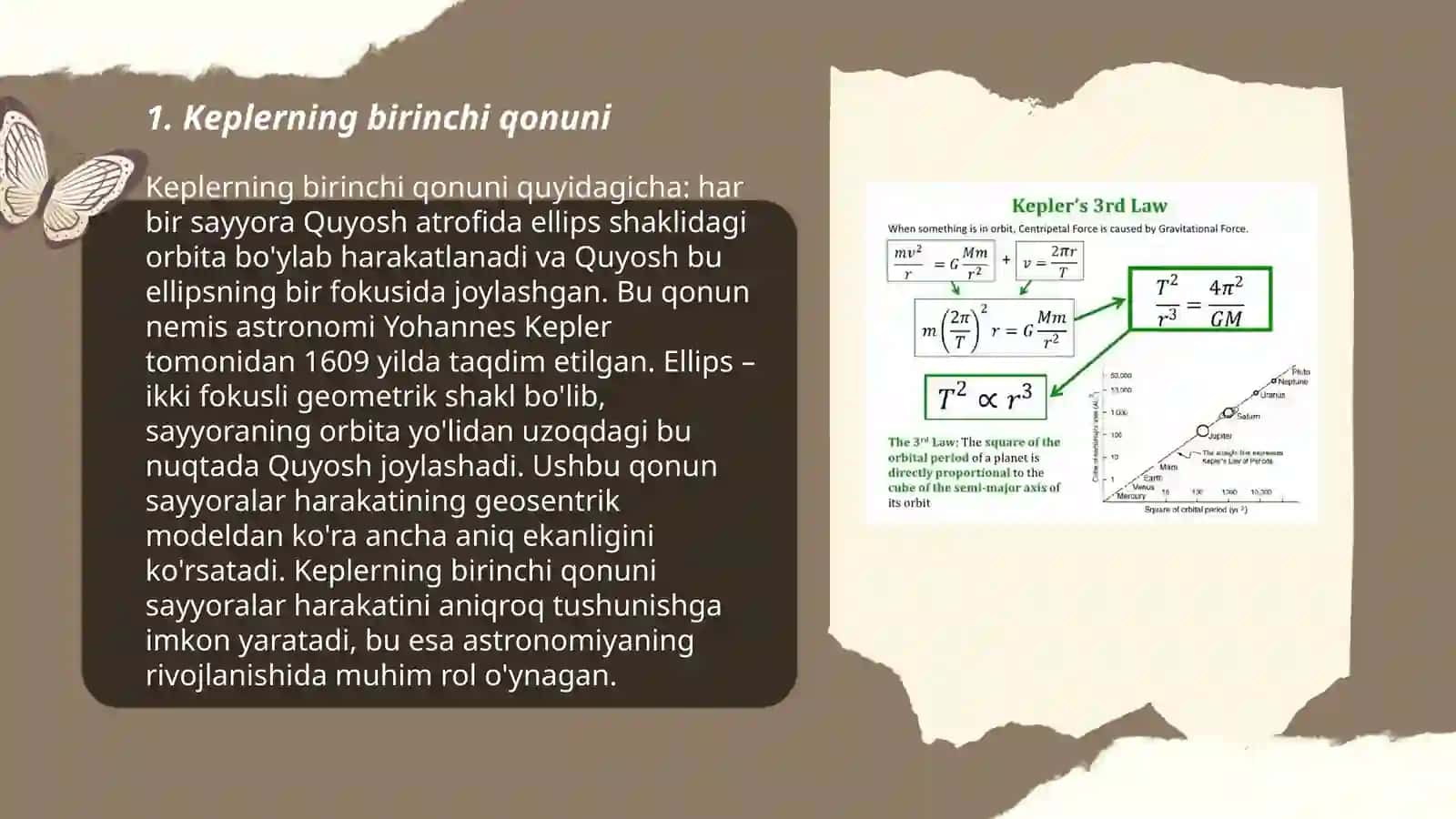 Kepler qonunlari 3
