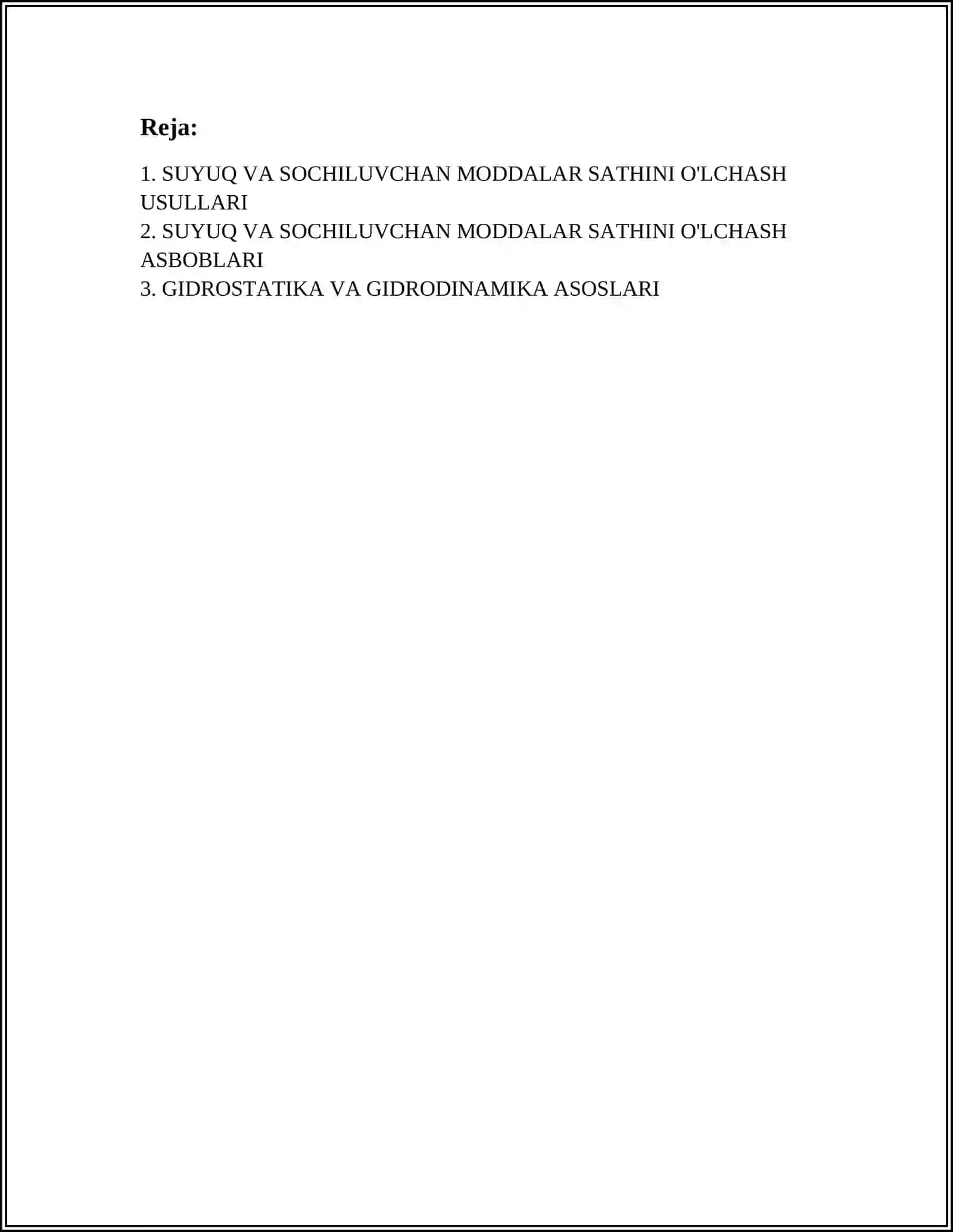 SUYUQ VA SOCHILUVCHAN MODDALAR SATHINI ÕLCHASH 3