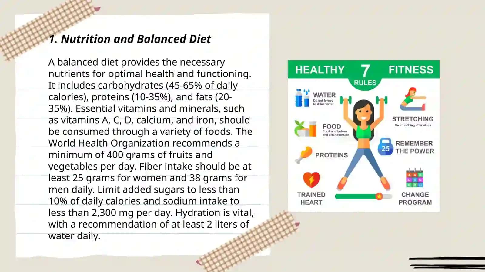 Keeping healthy 3