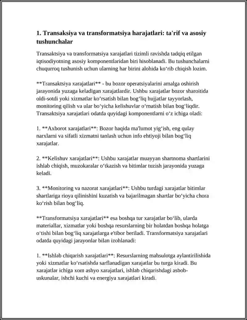 TRANSAKSIYA VA TRANSFORMATSIYA HARAJATLARI 3