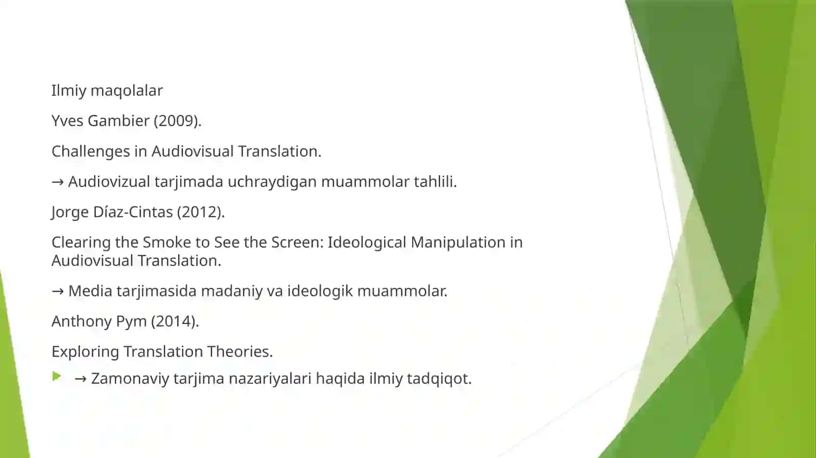 Vizualtarjima va tarjimadagi muammolar tahlili 2 3