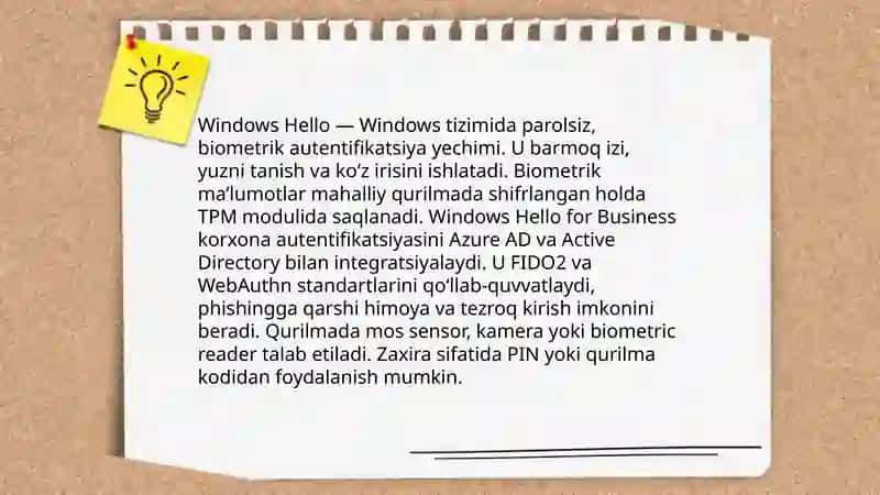 Windows tizimining qoʻshimcha imkoniyatlari 3