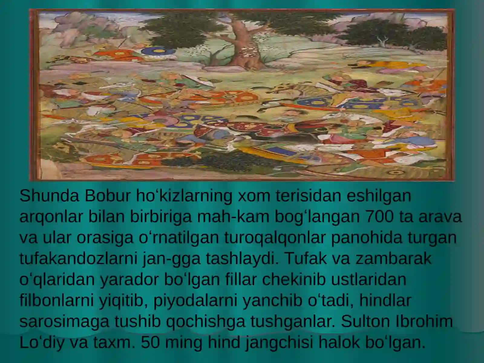 Boburning Panipat va Sekridagi jangi 3