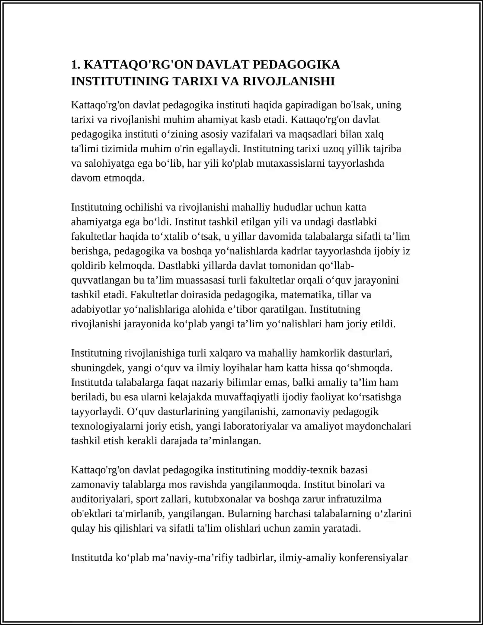 KATTAQO'RG'ON DAVLAT PEDAGOGIKA INSTITUTI 3