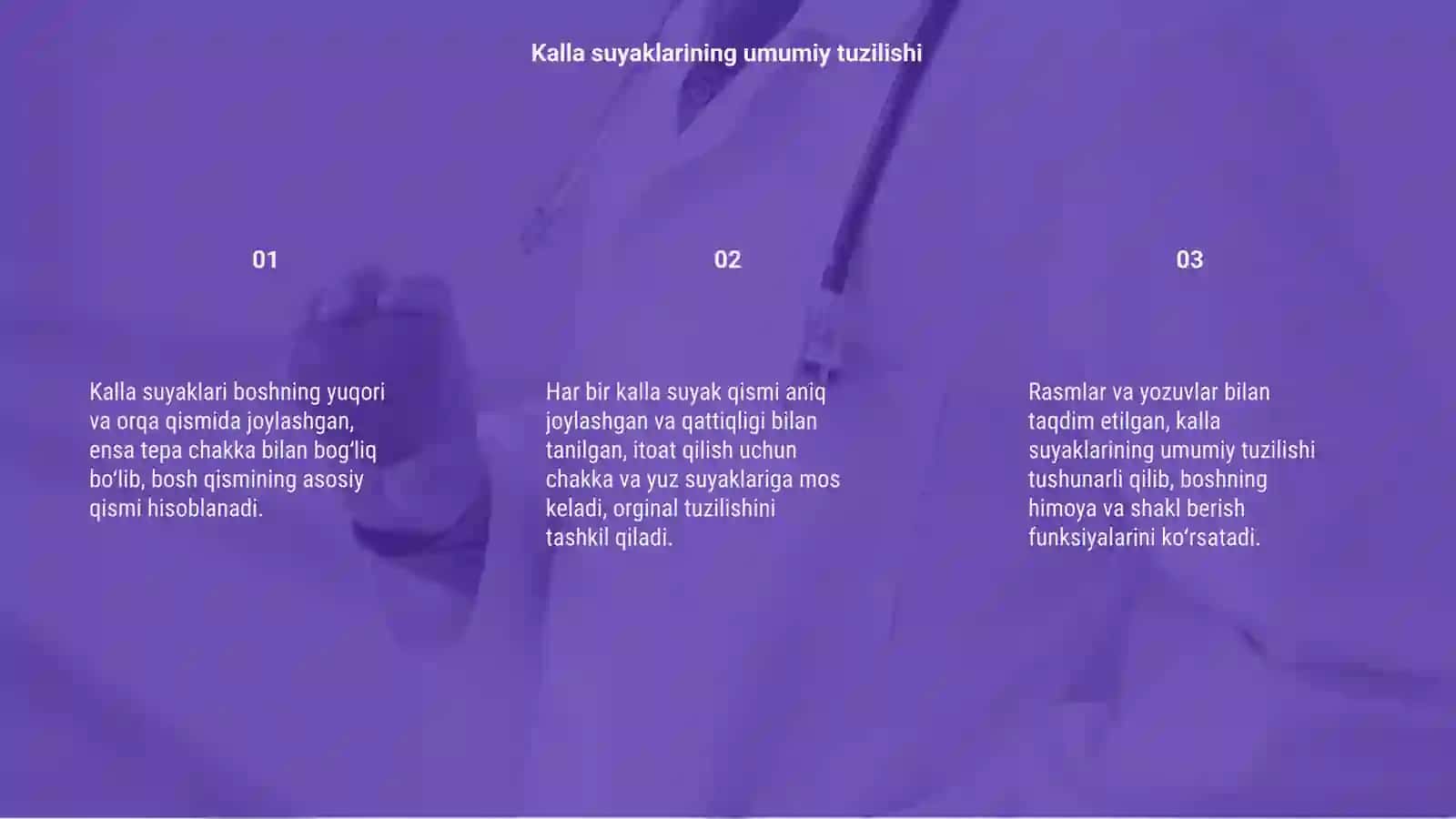 Kalla suyaklari umumiy tuzilishi 3